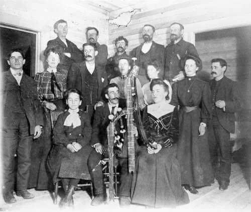 1905 Halloween Party at the Archibald Gentles Ranch in Alberta, Canada