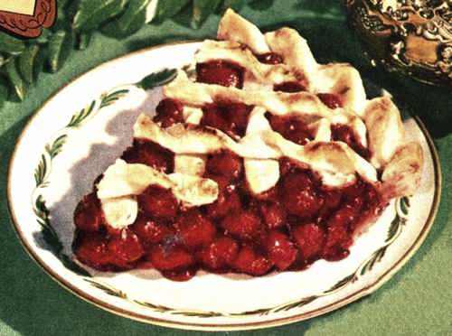 Cherry Pie On a Plate