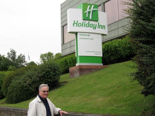 Don Bell at the Holiday Inn Edinburgh, Scotland