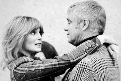 George Peppard and Linda Evans