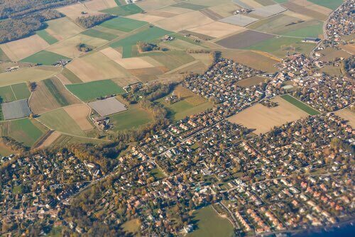 Geneva, Switzerland from the Air