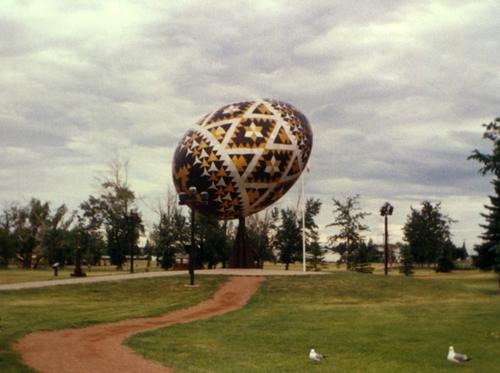 Pysanka - World's Biggest Easter Egg in Vegreville, Alberta, Canada