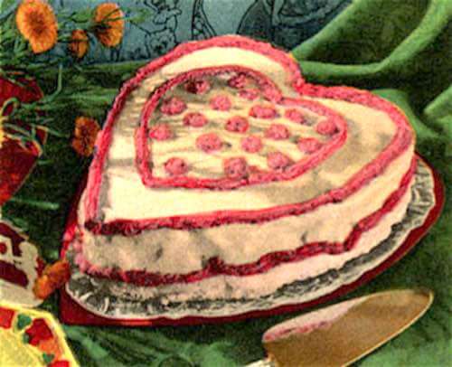 Floral Valentine Cake | bakehoney.com
