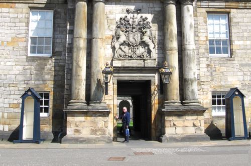 The Entrance of Holyrood Palace, Edinburgh