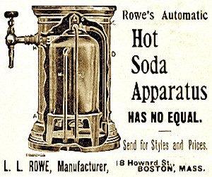 Rowe's Hot Soda Urn