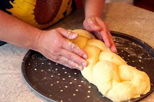 Braiding Bread by Shaping the Loaf in Step Four