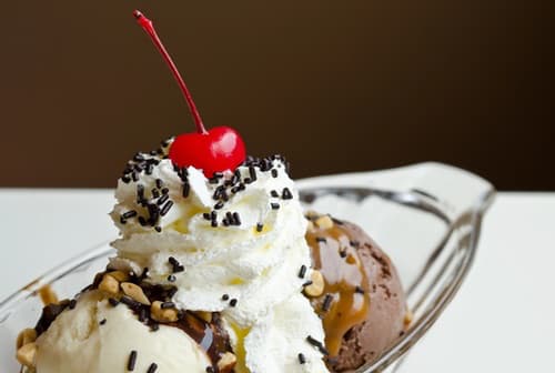 Ice Cream Sundae Dessert Treat