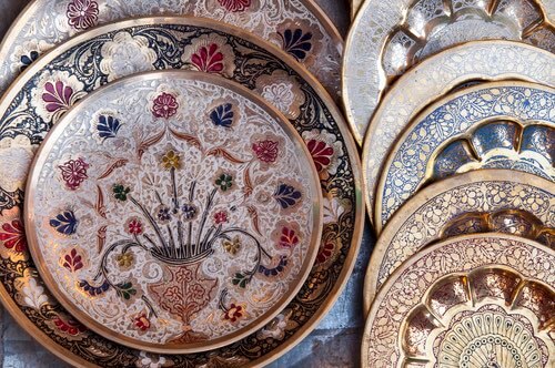 Ornate Indian Plates