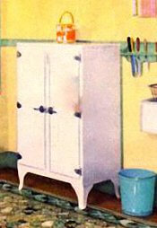 Old Fashioned Kitchen Icebox