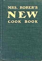 Mrs Rorer's New Cook Book 1902