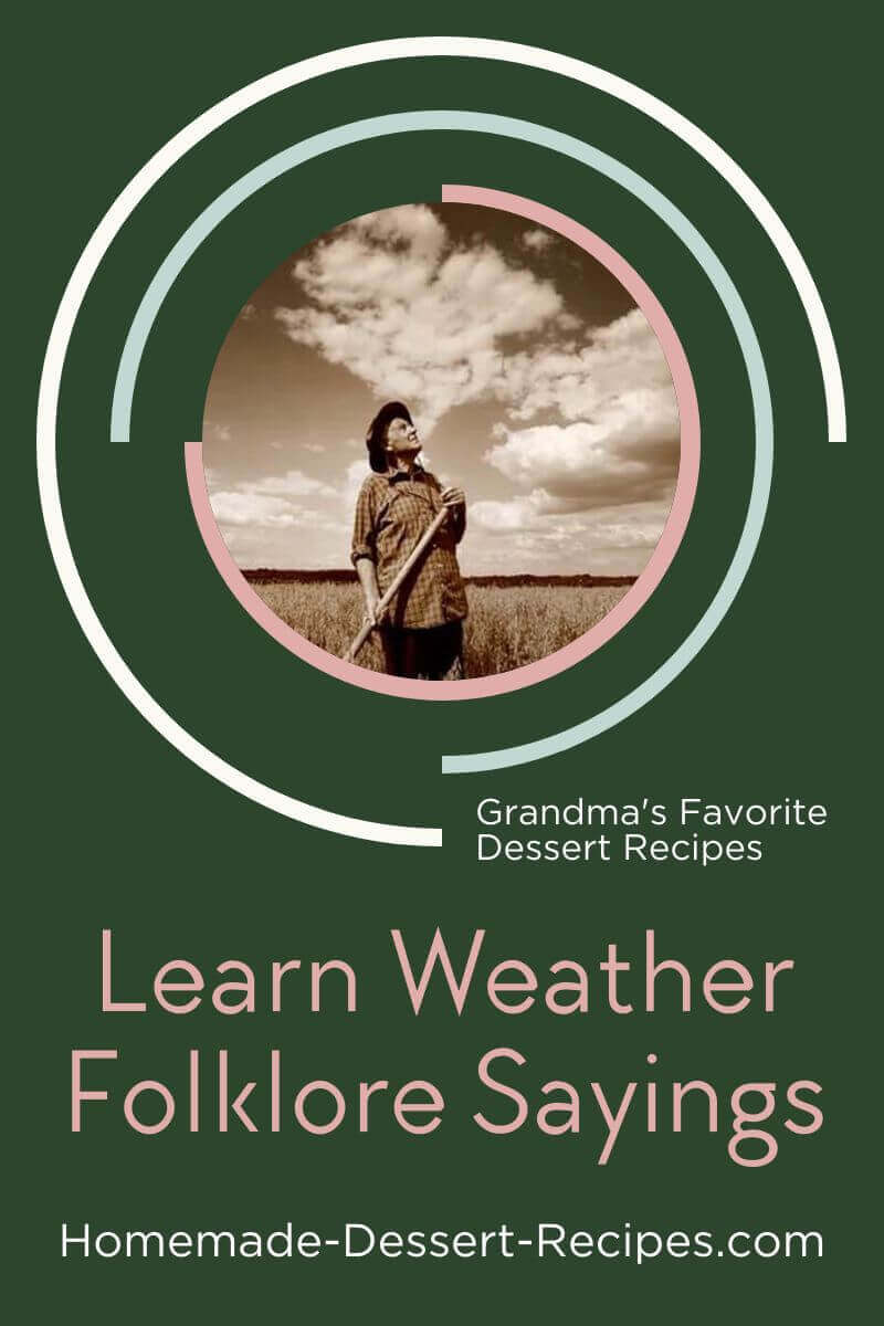 Learn weather folklore sayings and forecast the weather. Pin for later!