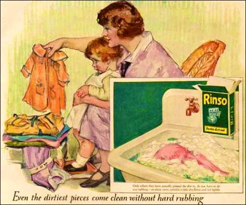 1920 Rinso Soap Illustration