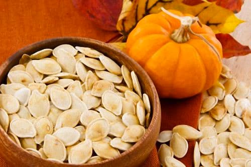 Pumpkin Seeds Make An All-Natural Snack After They've Been Roasted