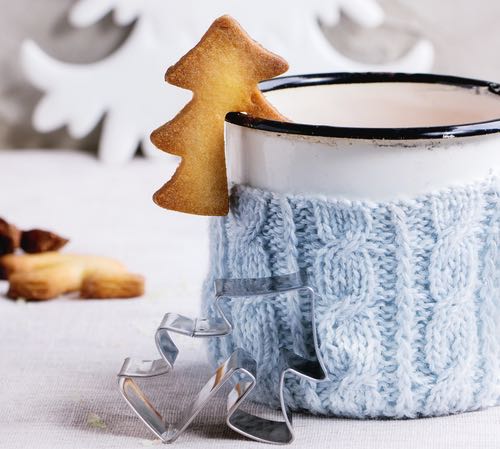 Christmas Tree Hanging Shortbread Cookies