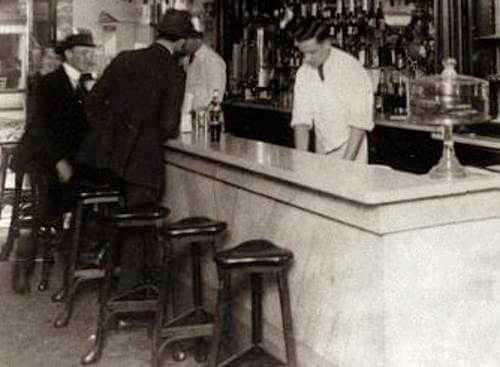 Old Time Soda Jerk Dispensing Sodas