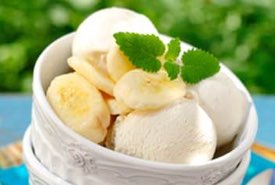 Bowl of Banana Ice Cream