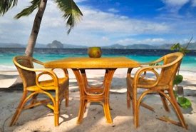 Caribbean Seaside Beach Dining