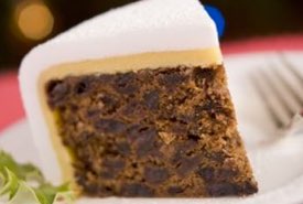 Christmas Fruitcake with Almond Icing