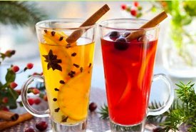 Party Punch Beverages with Straws