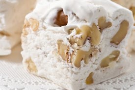 White Divinity Candy with Walnuts