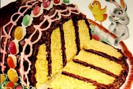 Vintage Easter Egg Cake