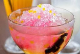 Refreshing Non Alcoholic Drink With Crushed Ice