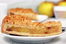 German Apple Pie Recipe with Cake Crumb Topping