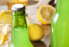 Bottles of Homemade Ginger Beer