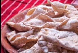 Italian Bow Tie Cookies Dusted with Powdered Sugar