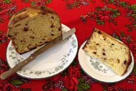 Homemade Italian Panettone Cake