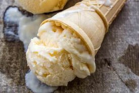 Lemon Ice Cream Cone