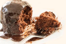 Chocolate Sponge Pudding with Sauce