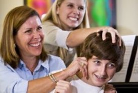 Family Playing Party Games