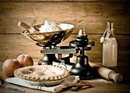 Grandma's cooking weights and measures come in handy. Refer to the weights and measures tables when quantities called for in old fashioned recipes seem unclear.