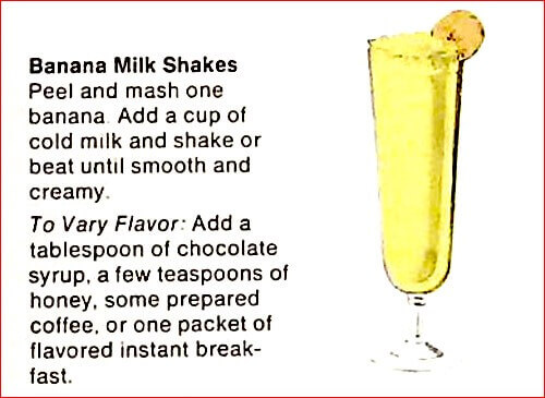 Banana Milk Shake Recipe