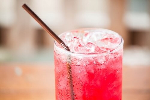 Refreshing Cherry Fizz Drink