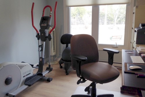 Home Office With a Kettler Encyclical Trainer