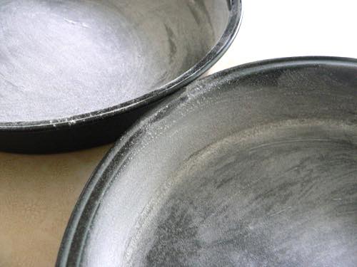 Greased and Floured Baking Pans