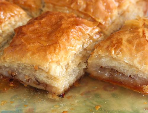 Get Grandma's traditional Greek dessert recipes for making homemade Baklava, festive spice cookies, and other fancy cakes that are surprisingly easy to make.