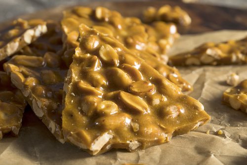 Get Grandma's old fashioned peanut brittle recipes. Make homemade brittles better than anything store-bought. So easy to make, and so sinfully delicious to eat.