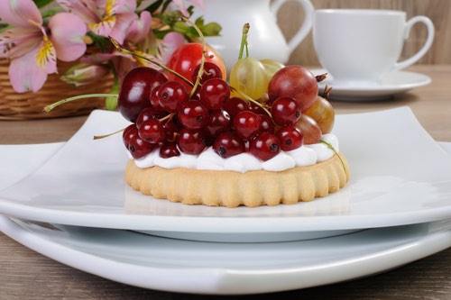 Old Fashioned Sand Tart Cookie with Fruit