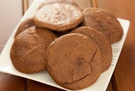 Plateful of Homemade Chocolate Cookies