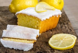 Homemade Lemon Cake with Tangy White Icing