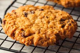 Old Time Oatmeal Raisin Cookie Fresh from the Oven