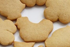 Homemade Shortbread Cookies on a Cooling Rack