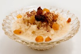 Rice Pudding with Raisins